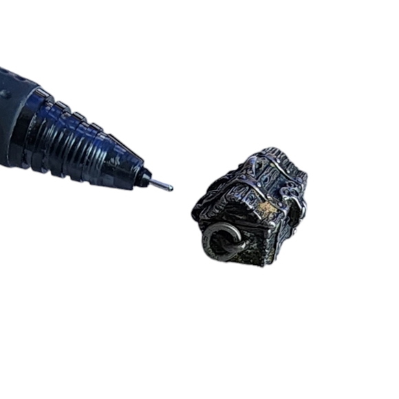 VINTAGE Treasure Chest Mechanical Sterling Silver bracelet charm - Picture 5 of 5